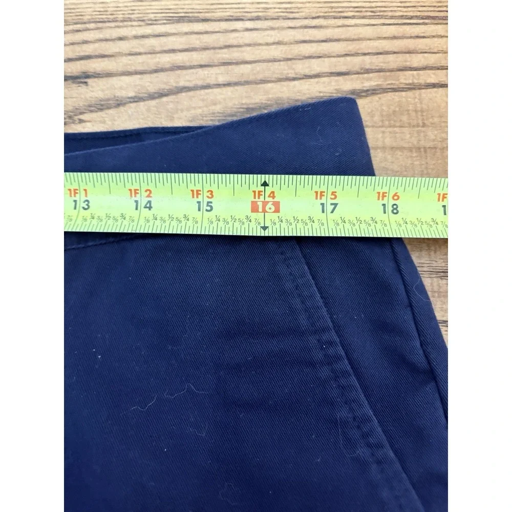 Taylor Stitch Men's 36x34 Slim Fit Navy Organic Cotton Flat Front Chino Pants‎